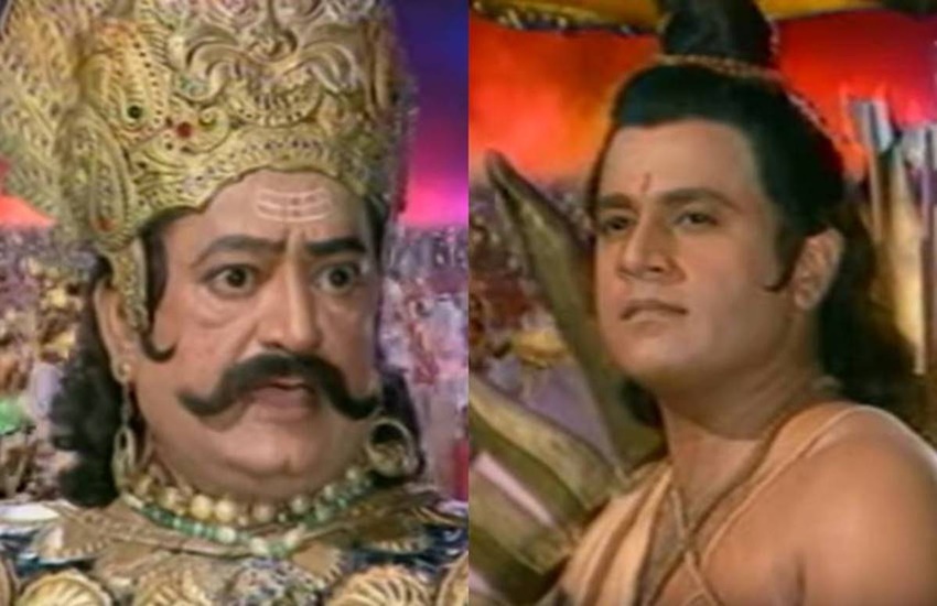 Ramayan 13th April Evening Episode: कुंभकर्ण का राम ने किया संहार, शीश ...