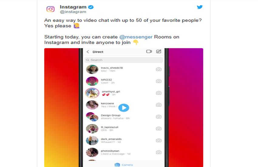 Instagram Messenger Rooms