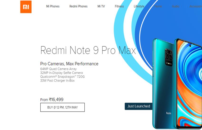 Redmi Note 9 Pro Max, amazon