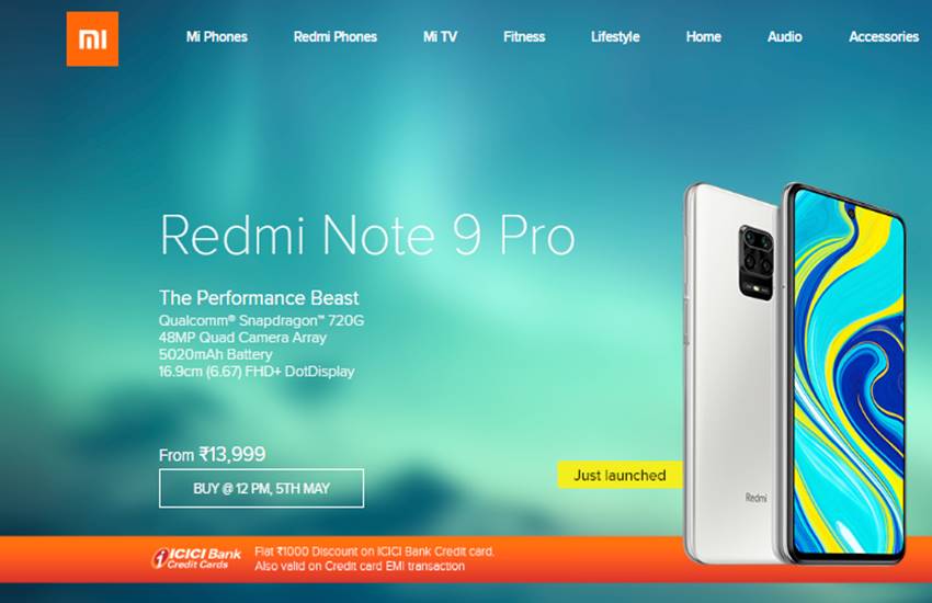 Redmi Note 9 Pro Price in India
