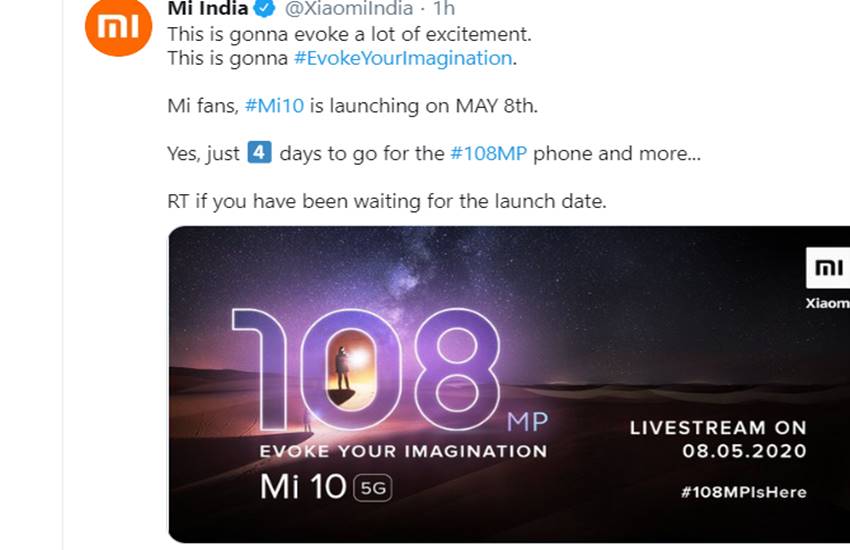 Mi 10 Launch Date in India, Xiaomi upcoming phones