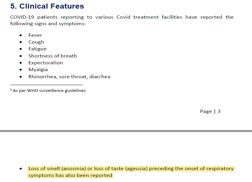 Coronavirus Symptoms, COVID19 Symptoms, Coronavirus, Loss of smell, Anosmia, Loss of Taste, Ageusia, Health Ministry, Ministry of Health, National News