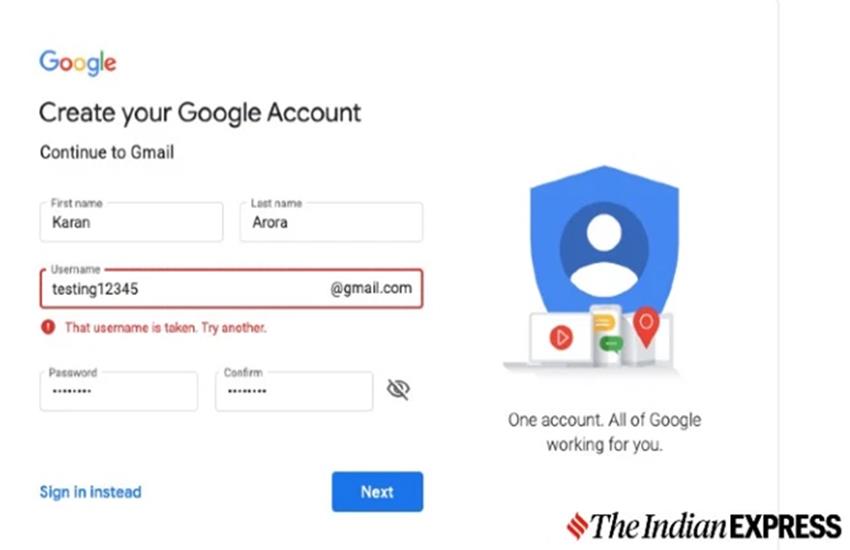 Google Gmail Account