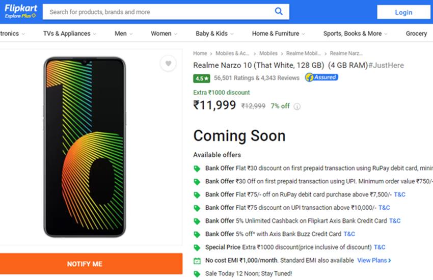 realme narzo 10