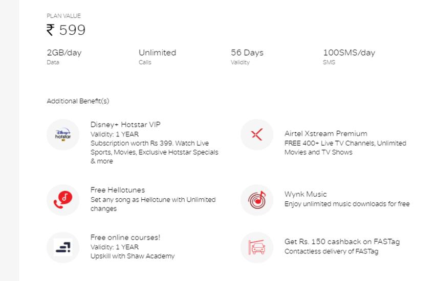 Airtel plans
