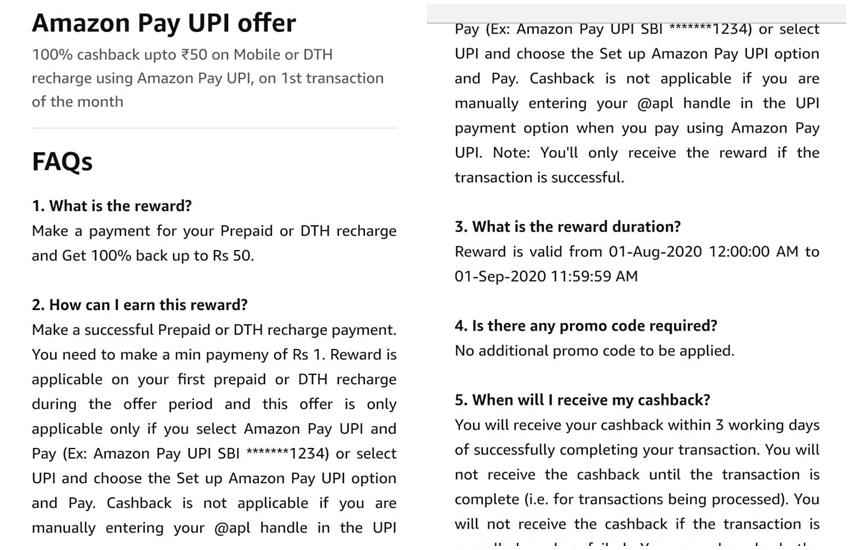 Amazon Pay Offer