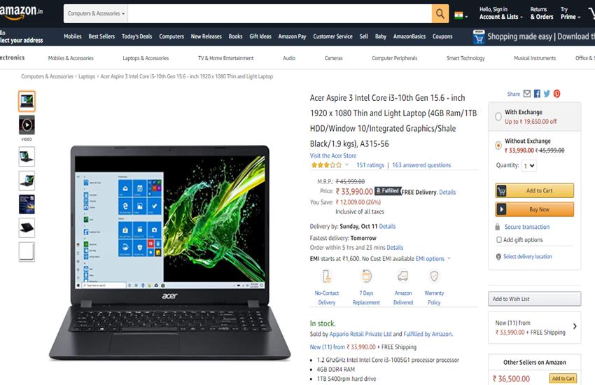 Amazon Deals on Laptops