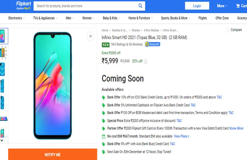 Infinix Smart HD 2021