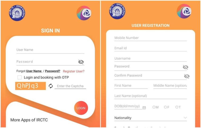 IRCTC Indian Railways