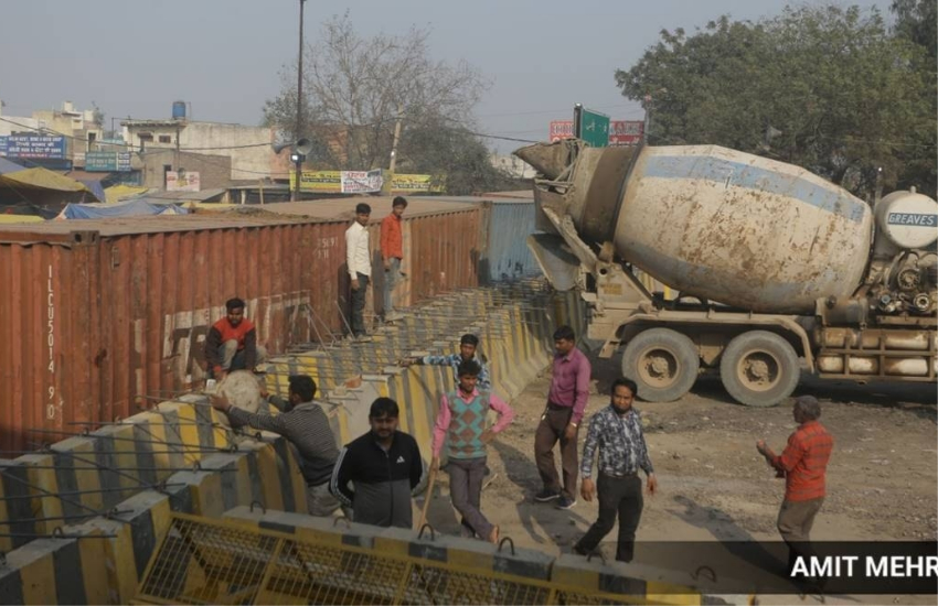protest , farmer , border 