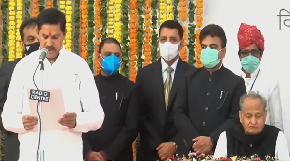 Rajasthan Ashok Gehlot's new took oath, 4 ministers of state