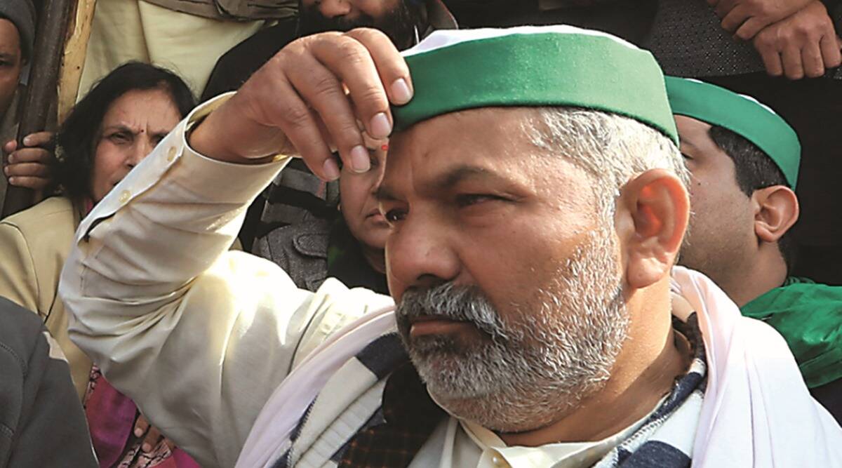 Rakesh Tikait congratulated on the victory in the assembly elections then people gave such a