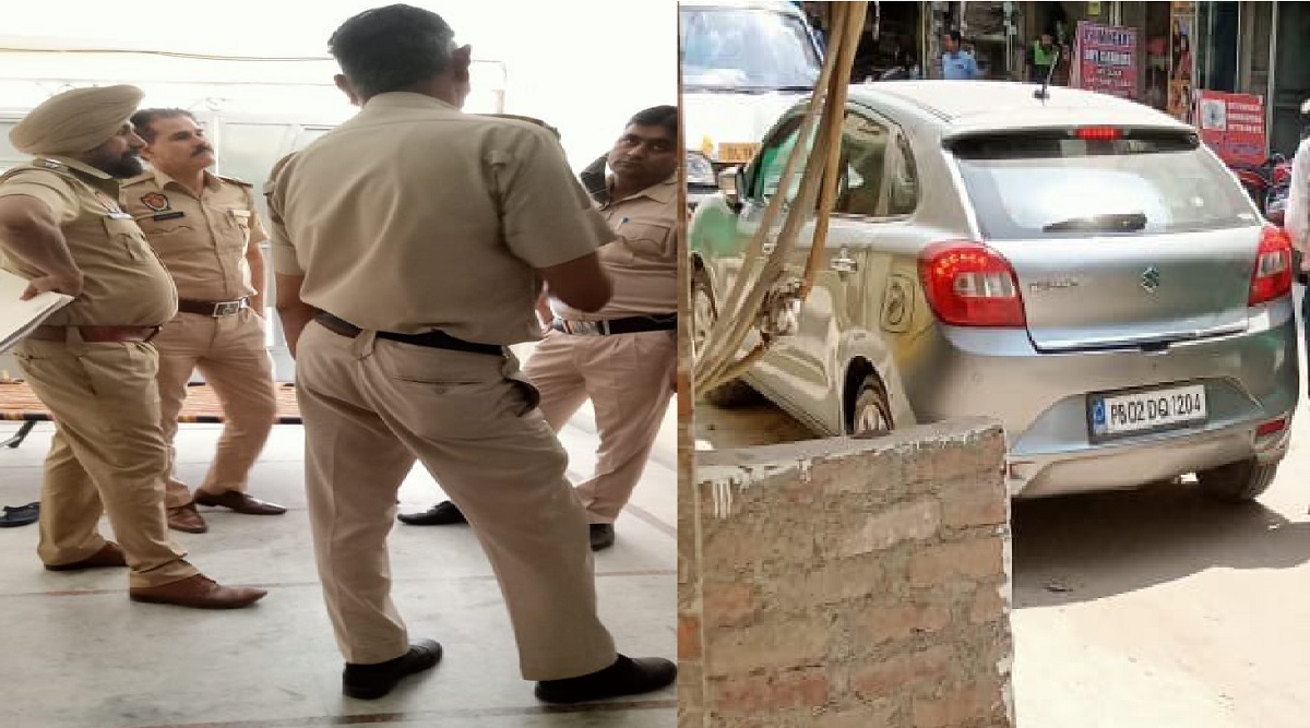 Punjab Police at naveen Kumar Jindal House for sharing fake video of