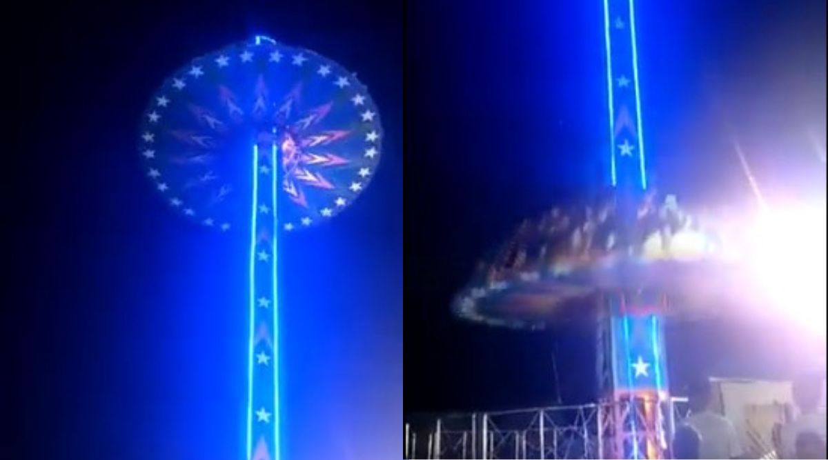 Mohali Jhula Accident At Dussehra Ground in Punjab News Mohali carnival swing shocker Joy ride