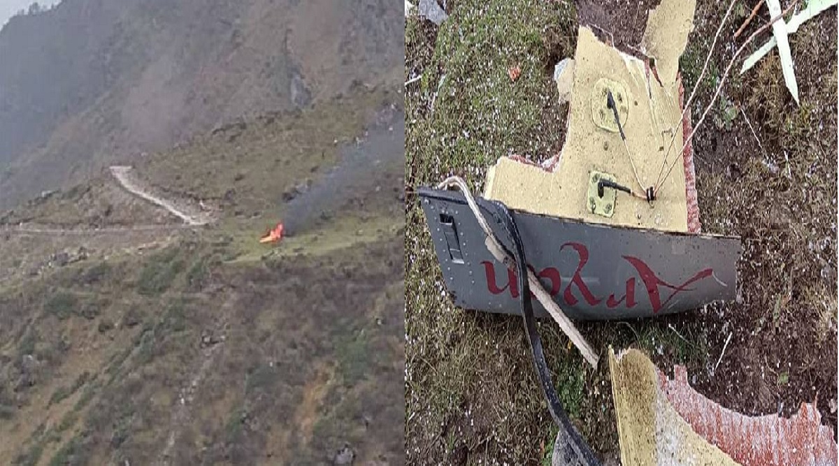 Kedarnath Helicopter Crash Helicopter carrying pilgrims from Phata