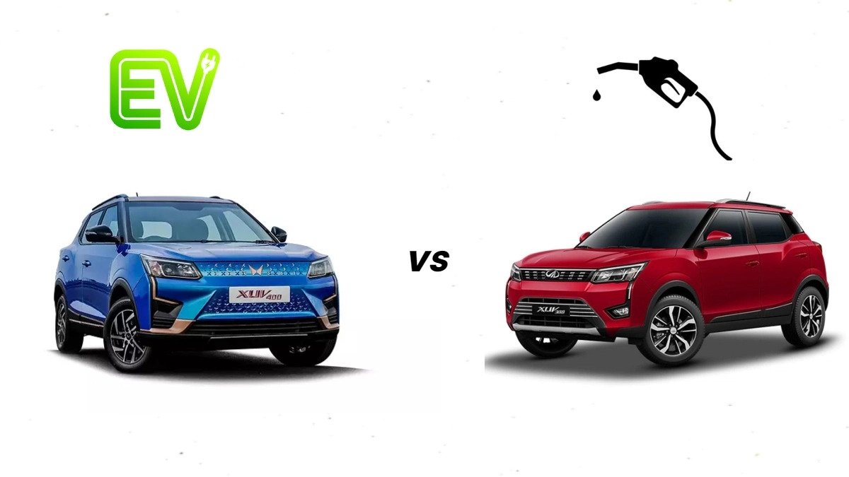 Mahindra XUV400 Electric vs XUV300 Petrol Compare Report Mahindra