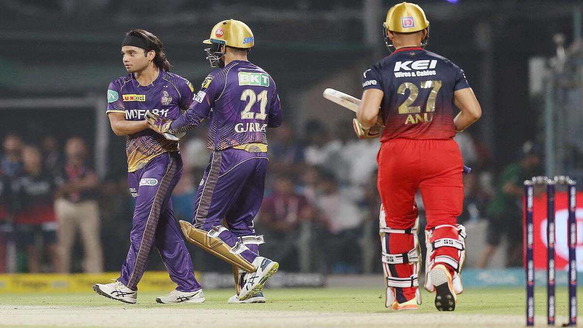 IPL 2023 KKR mystery spinner suyash sharma looks like Neeraj chopra he