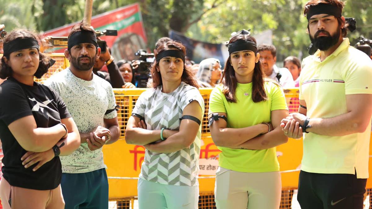 Wrestlers Protest Vinesh Phogat Said to extend to protest From Jantar