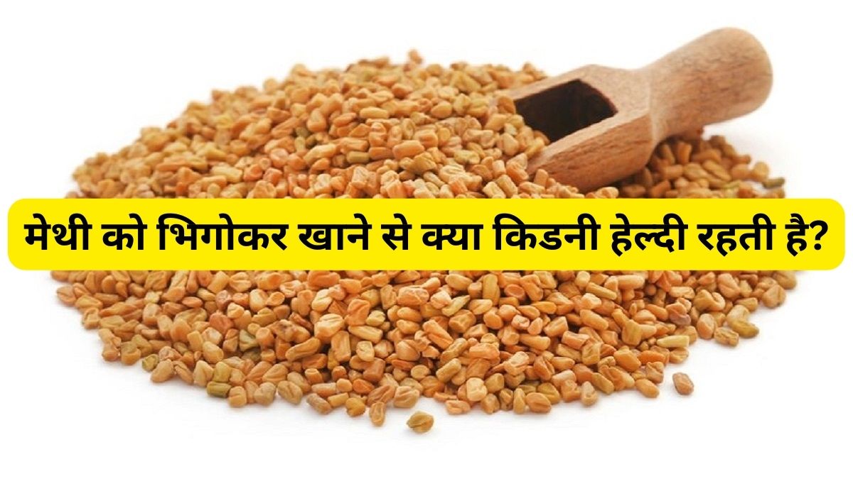 Is eating soaked fenugreek seeds daily cause kidney problems? How