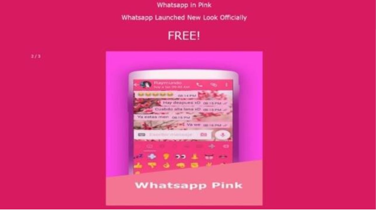 What is WhatsApp Pink scam how to uninstall this malicious app