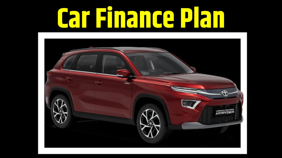 Toyota Urban Cruiser Hyryder S CNG Finance Plan with Low Down Payment