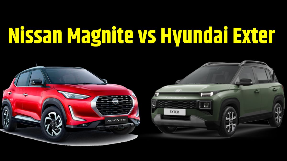 Nissan Magnite AMT vs Hyundai Exter AMT compare in price features