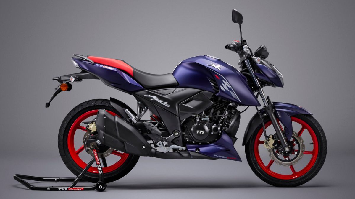 2024 TVS Apache RTR 160 4V launched टीवीएस ने लॉन्च की 2024 Apache RTR