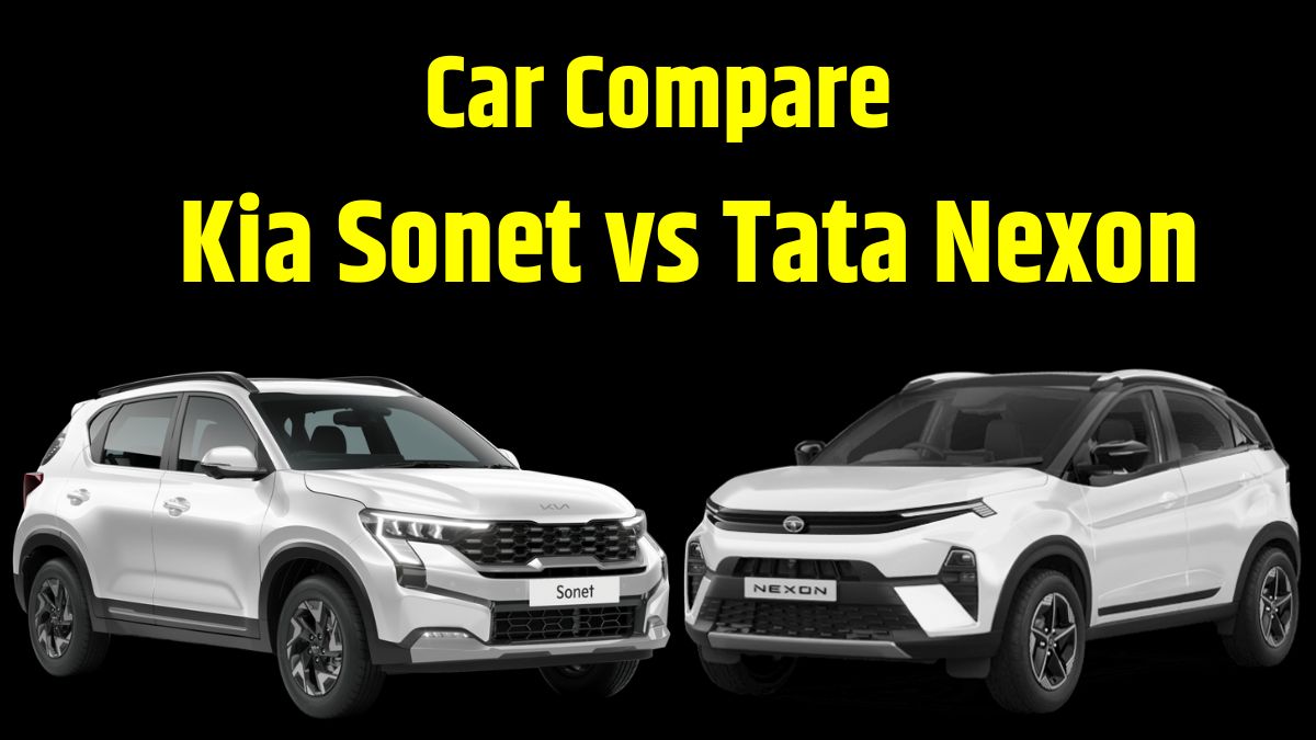 Car Compare Kia vs Tata Nexon, which facelift variant is better