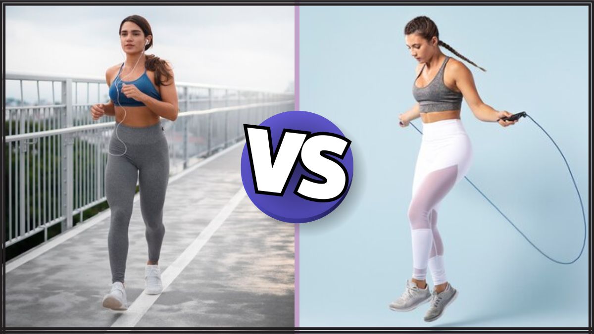 Jumping Rope VS Running रस्सी कूदना या दौड़ना, मोटापा कम करने के लिए
