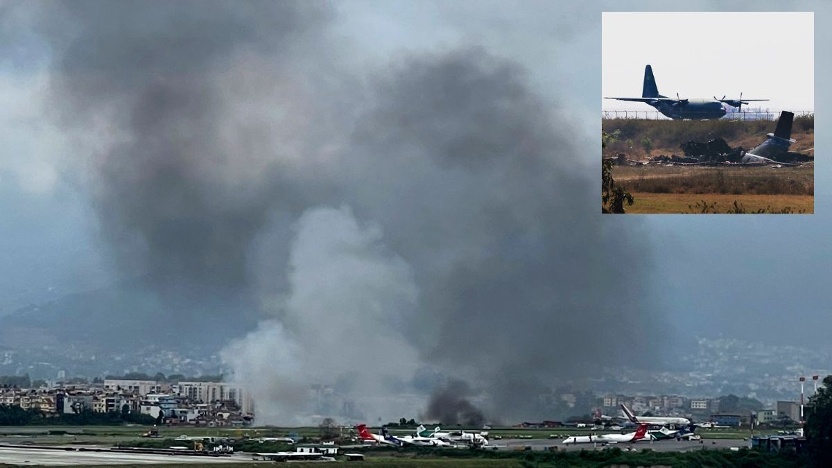 Nepal Kathmandu Plane Crash Today Video News in Hindi Saurya Airlines