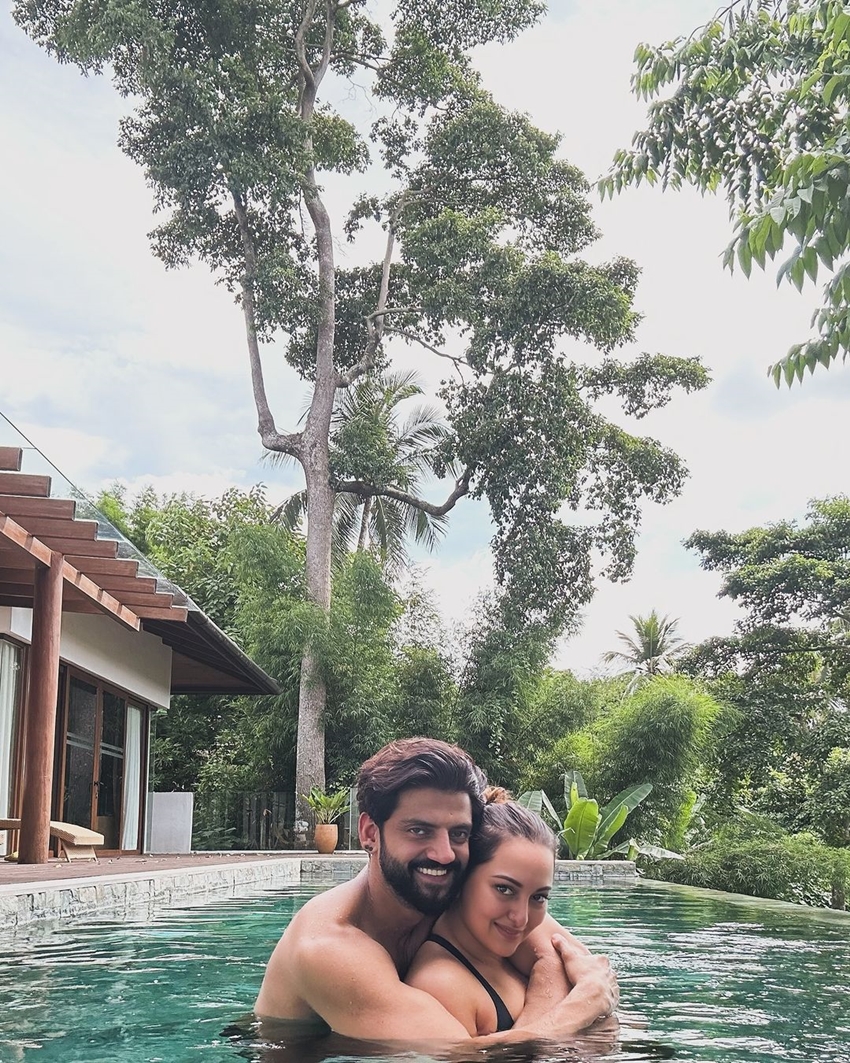 Sonakshi Sinha Zaheer Iqbal Honeymoon Photos