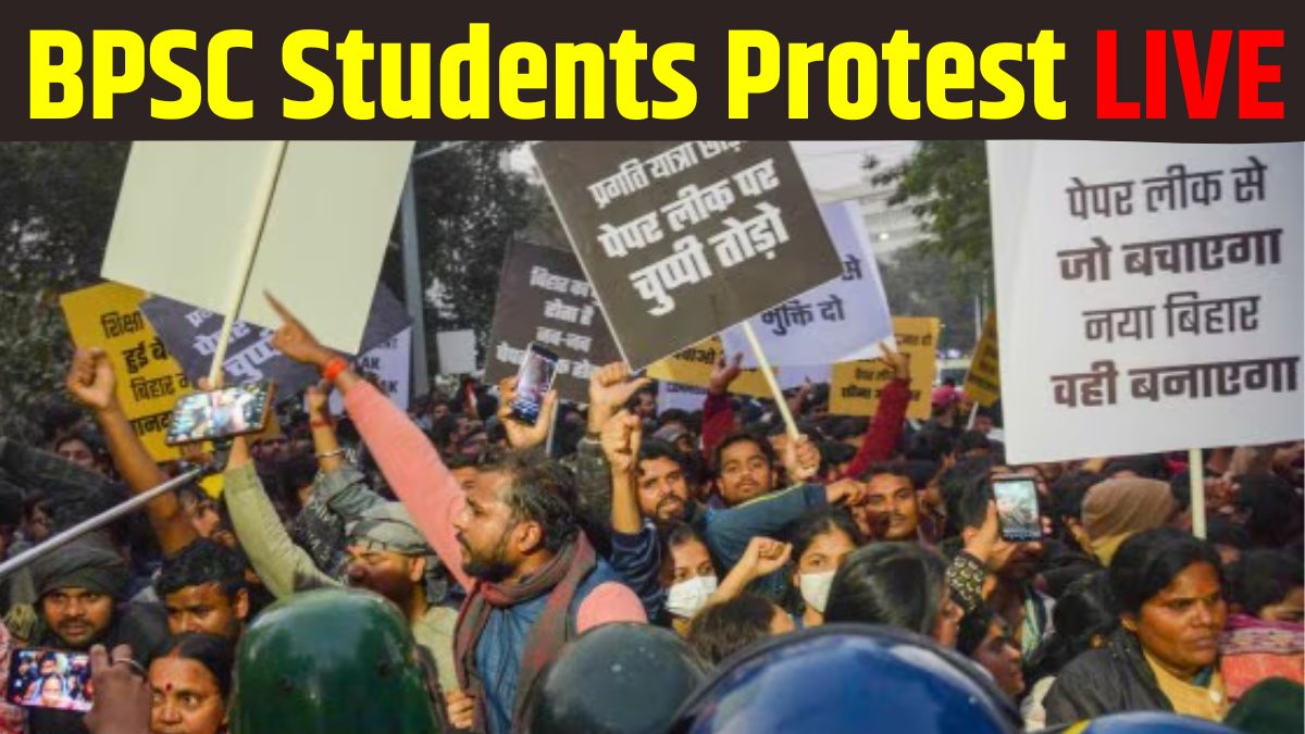 BPSC Students Protest LIVE Updates in Patna Jan Suraaj Prashant Kishore ...
