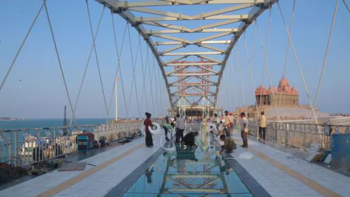 The bridge is designed to give a unique visual experience, with a translucent glass top that provides guests with a breathtaking perspective of the sea below. (Source: PTI)