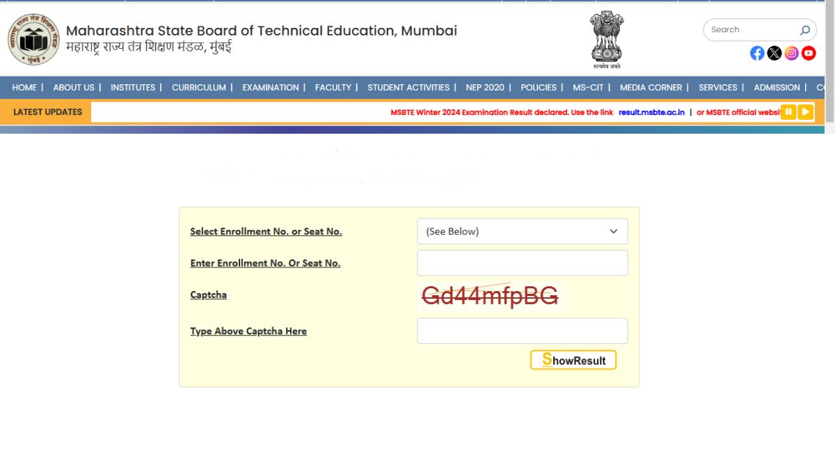MSBTE Result Winter 2024: महाराष्ट्र डिप्लोमा विंटर परिणाम 2024 घोषित, msbte.ac.in पर ऐसे चेक करें स्कोरकार्ड