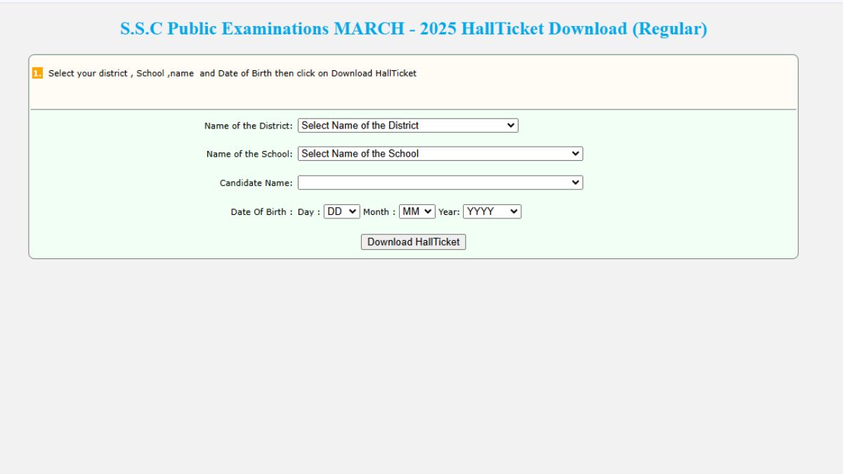 AP SSC admit card 2025 OUT at bse.ap.gov.in, know direct link to ...