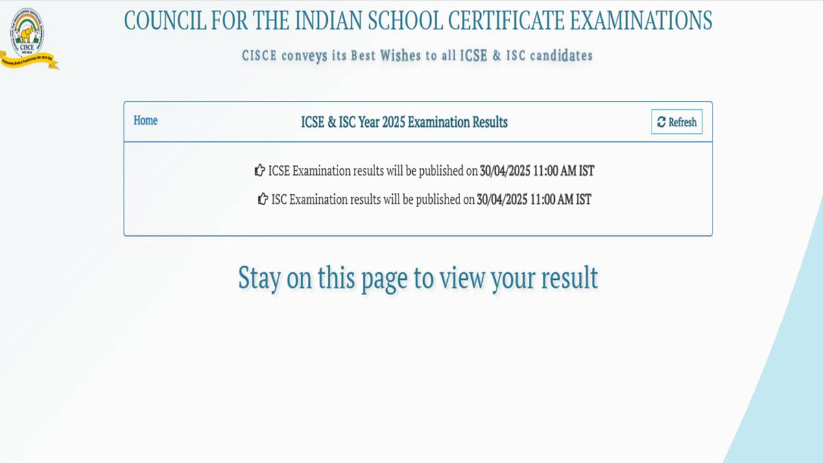 CISCE ISC ICSE Result 2025 out tomorrow 30th april at official website ...