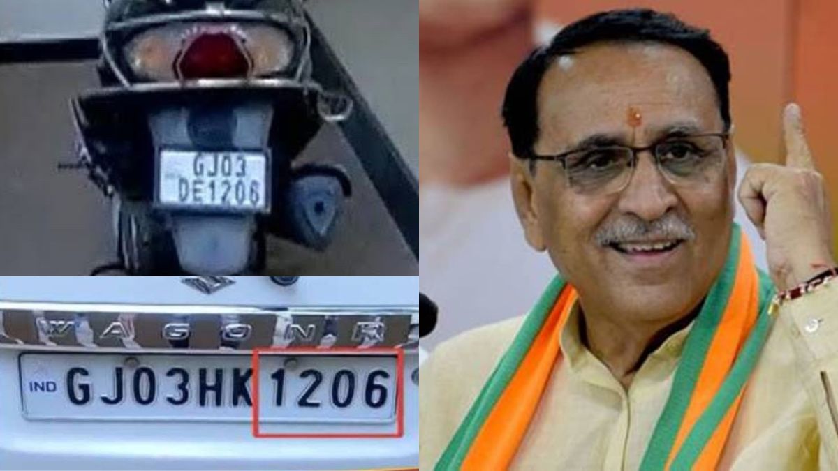 Ahmedabad air india Plane Crash scooter or car 1206 was Vijay Rupani